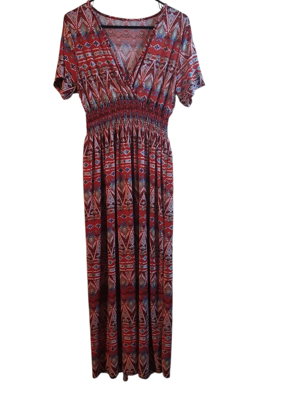 V-Neck Maxi Dress SIZE (L)